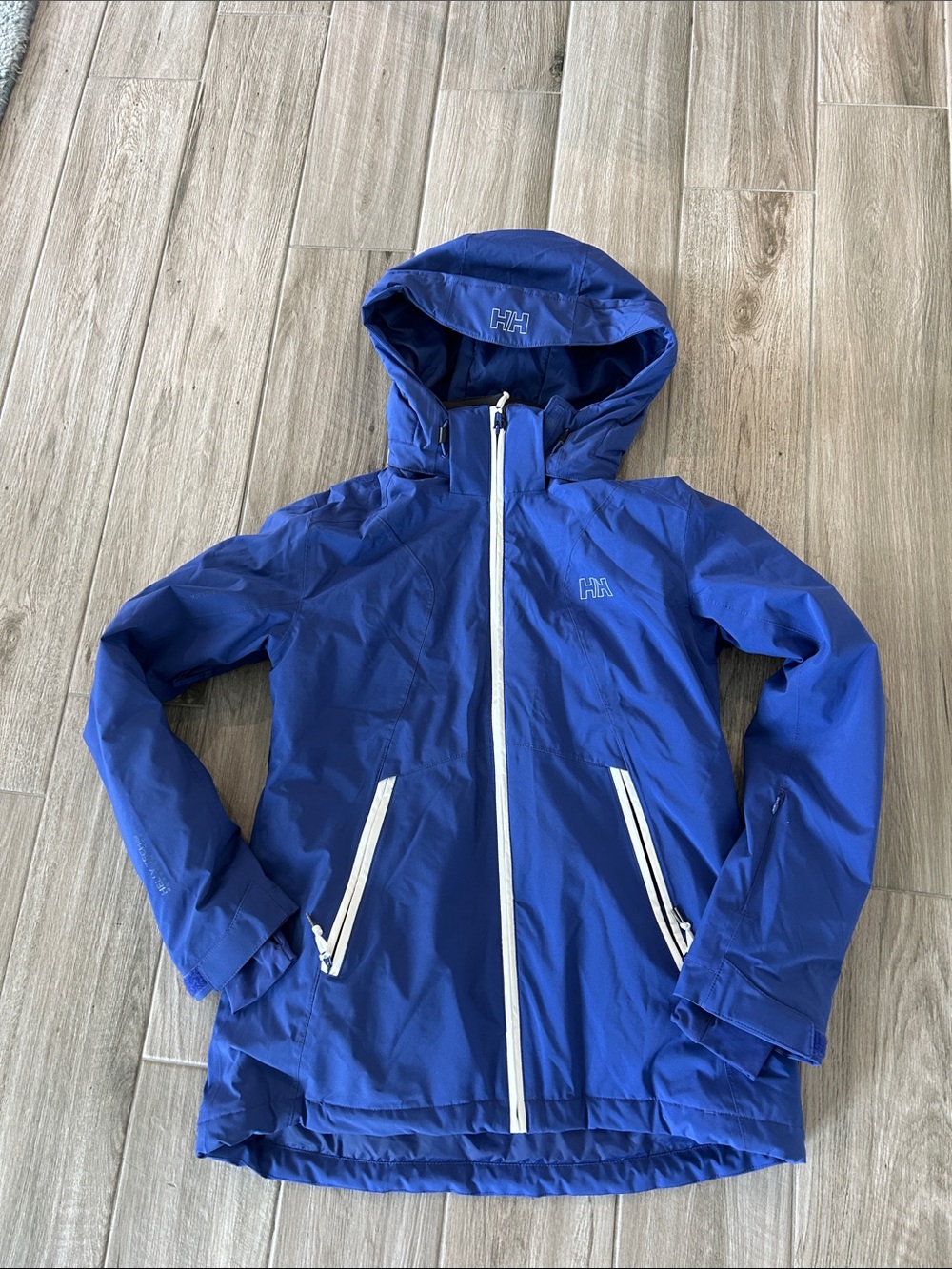 Helly Hansen Blue Hooded ski Jacket